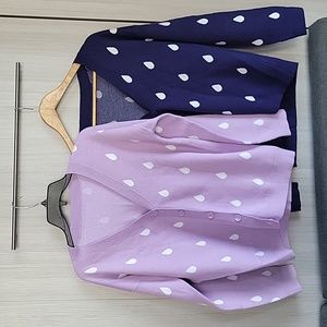 Cute Knit Cardigan Sweaters - bundle of 2